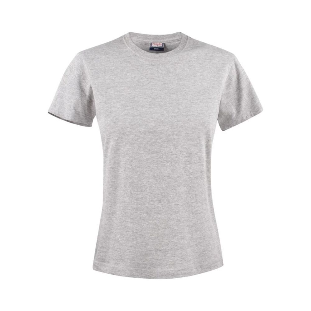 Printer Womens/Ladies Light T-Shirt / Grey Melange